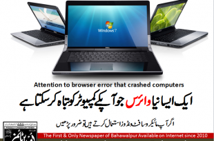 Attention to browser error that crashed computers